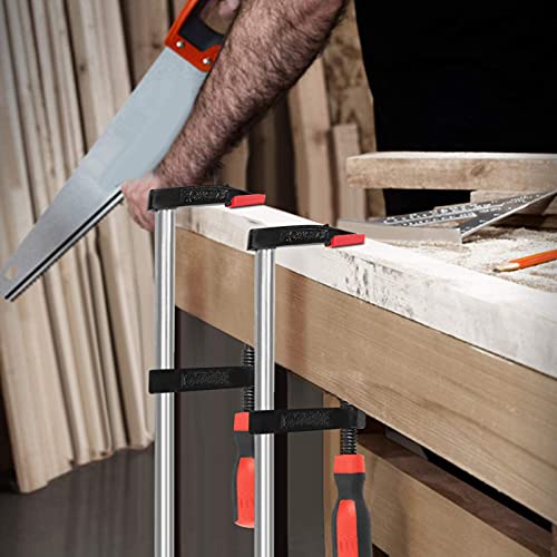 Ejoyous serre-joint en F acier 50x300 mm lot de 4