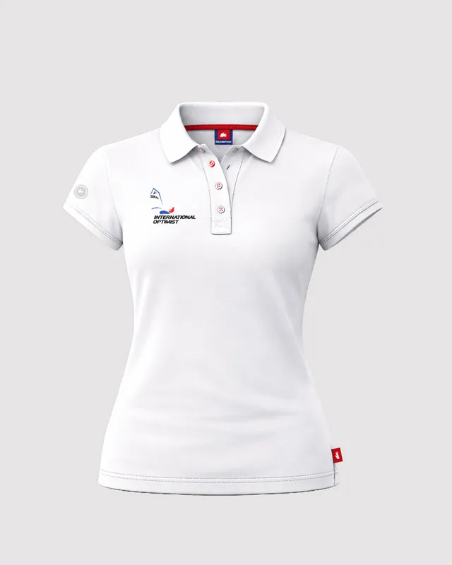 Rooster Technical Casual IOCA GBR polo technique blanc femme UK10
