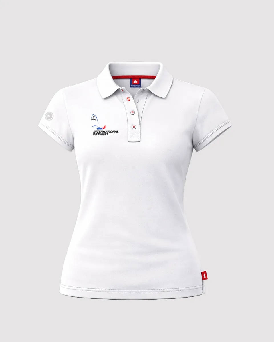 Rooster Technical Casual IOCA GBR polo technique blanc femme UK10