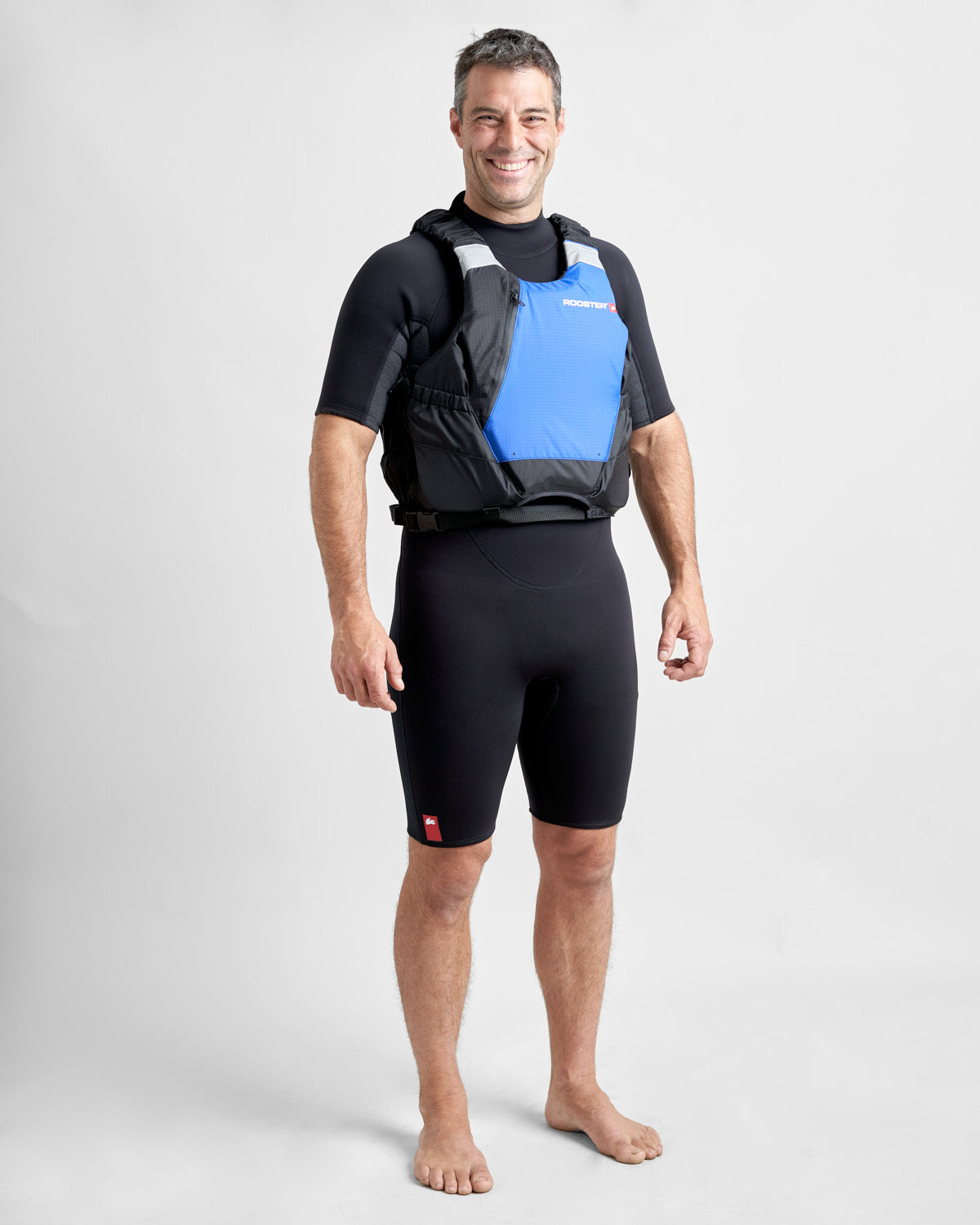 Rooster Buoyancy Aids Side Zip gilet flottabilité bleu Small