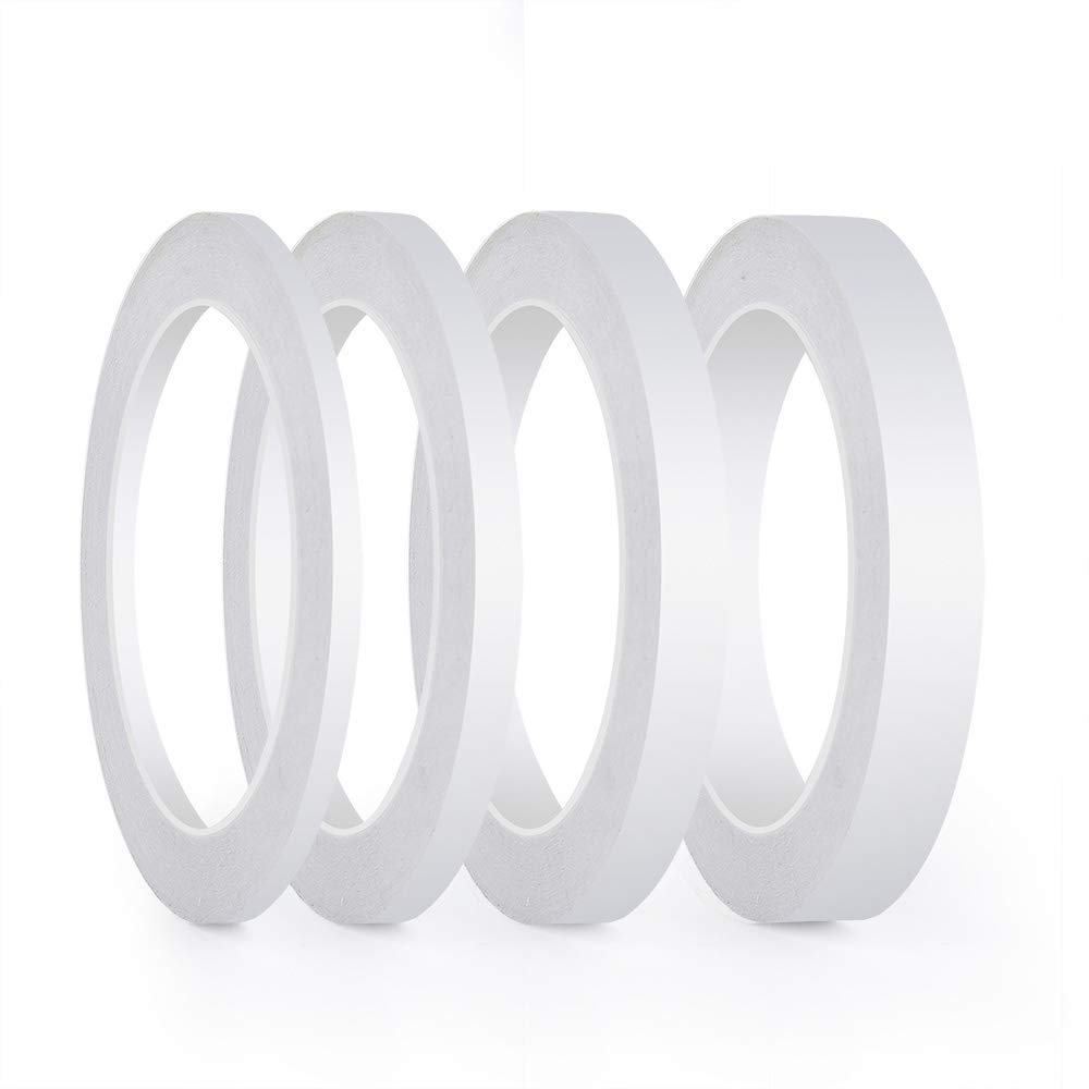 FEPITO Adhesive Tapes ruban double face 4 rouleaux 25m