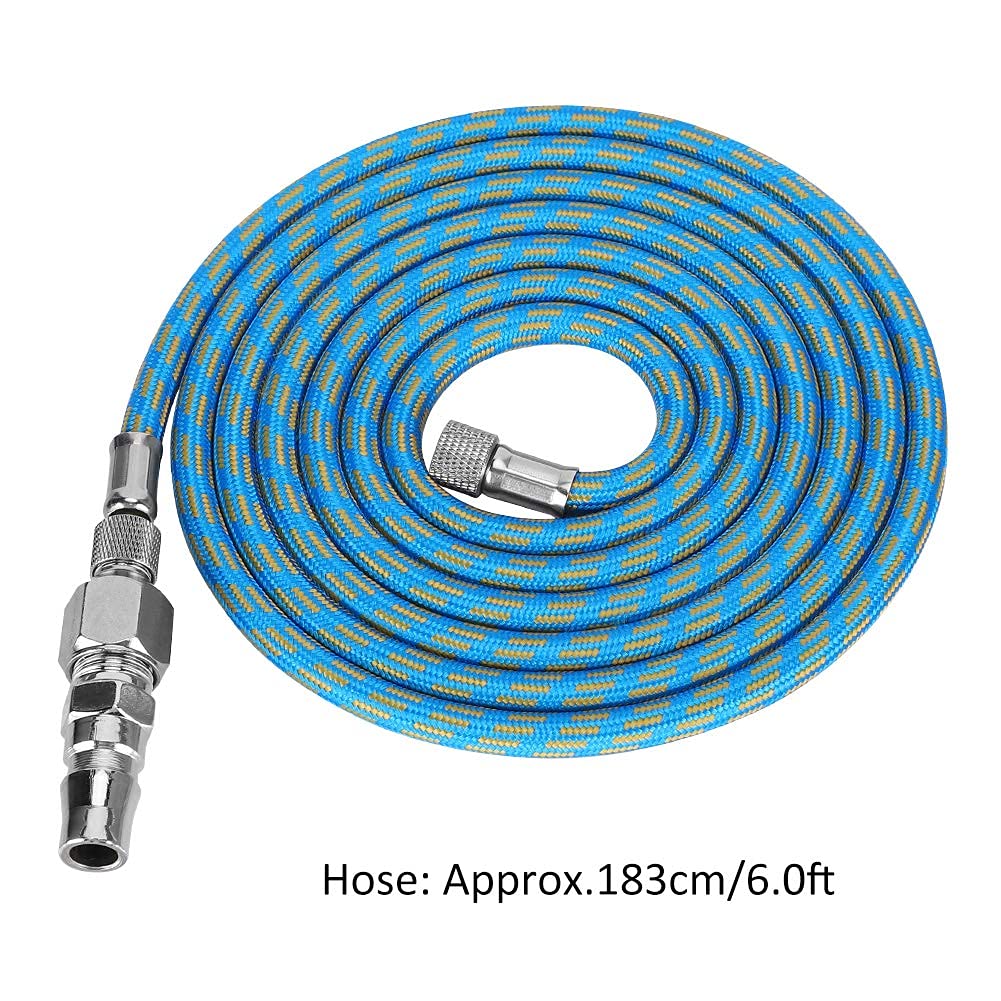 Ejoyous tuyau aérographe nylon tressé 1,8 m 1/8" 1/4"