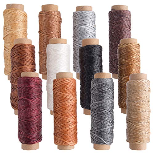 FEPITO fil ciré cuir 150D 12 couleurs 360m