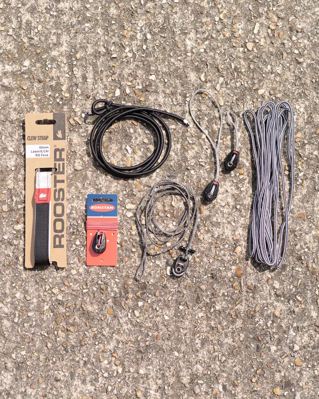 Rooster Control Lines hale-bas Laser ILCA 6:1 kit