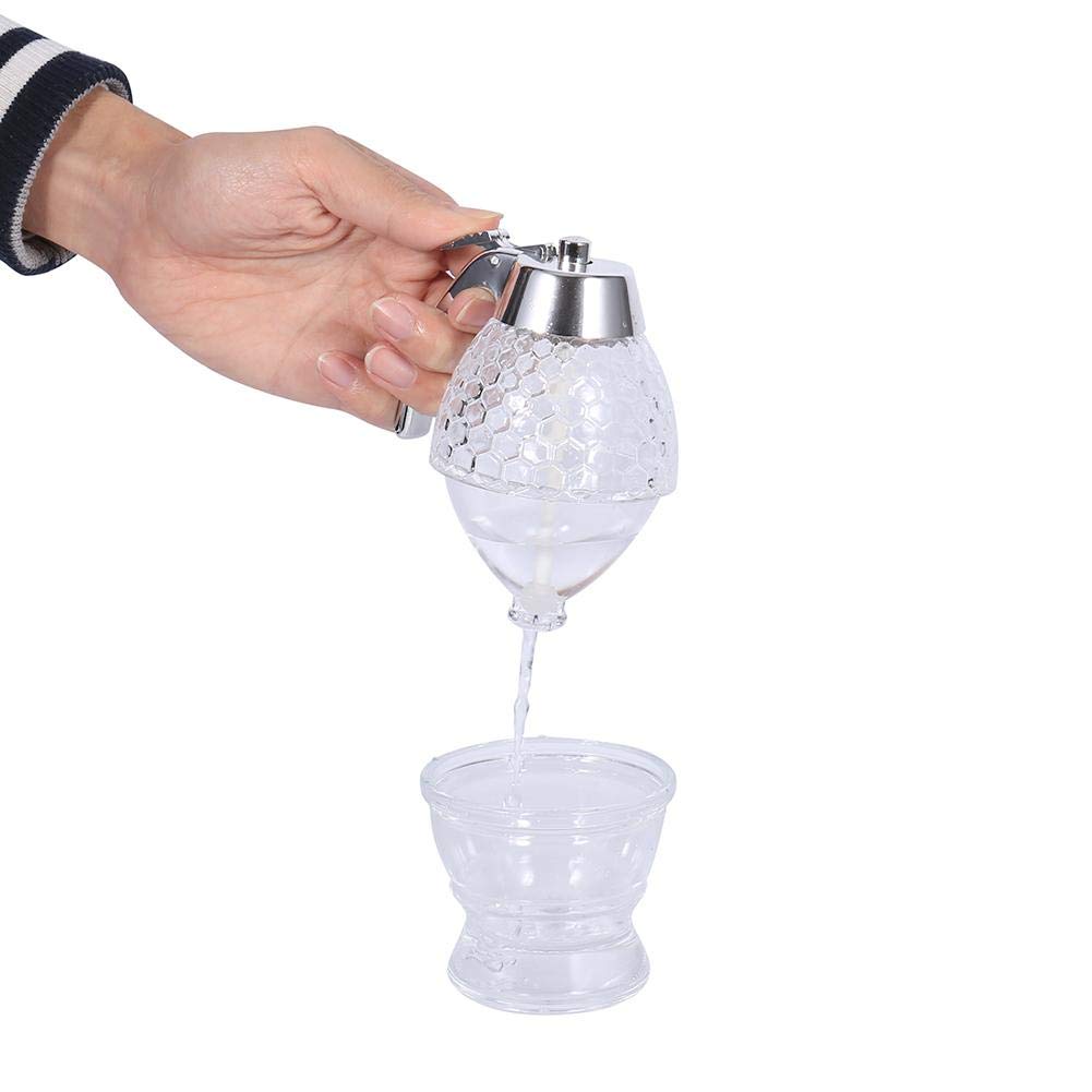 Jadeshay Articles Ménagers distributeur miel 200 ml transparent