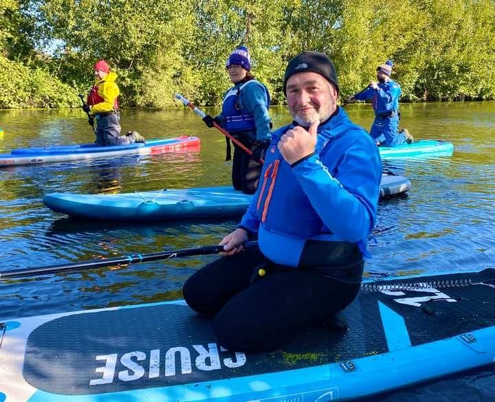 Rooster Aquafleece Classic haut voile polaire gris bleu