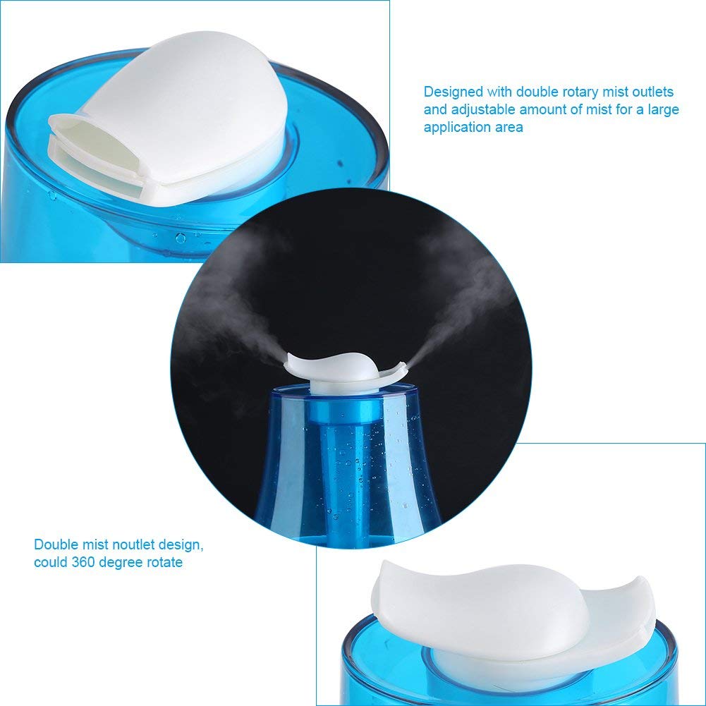 Ejoyous Living Room Humidificateur Ultrasons 3L Bleu