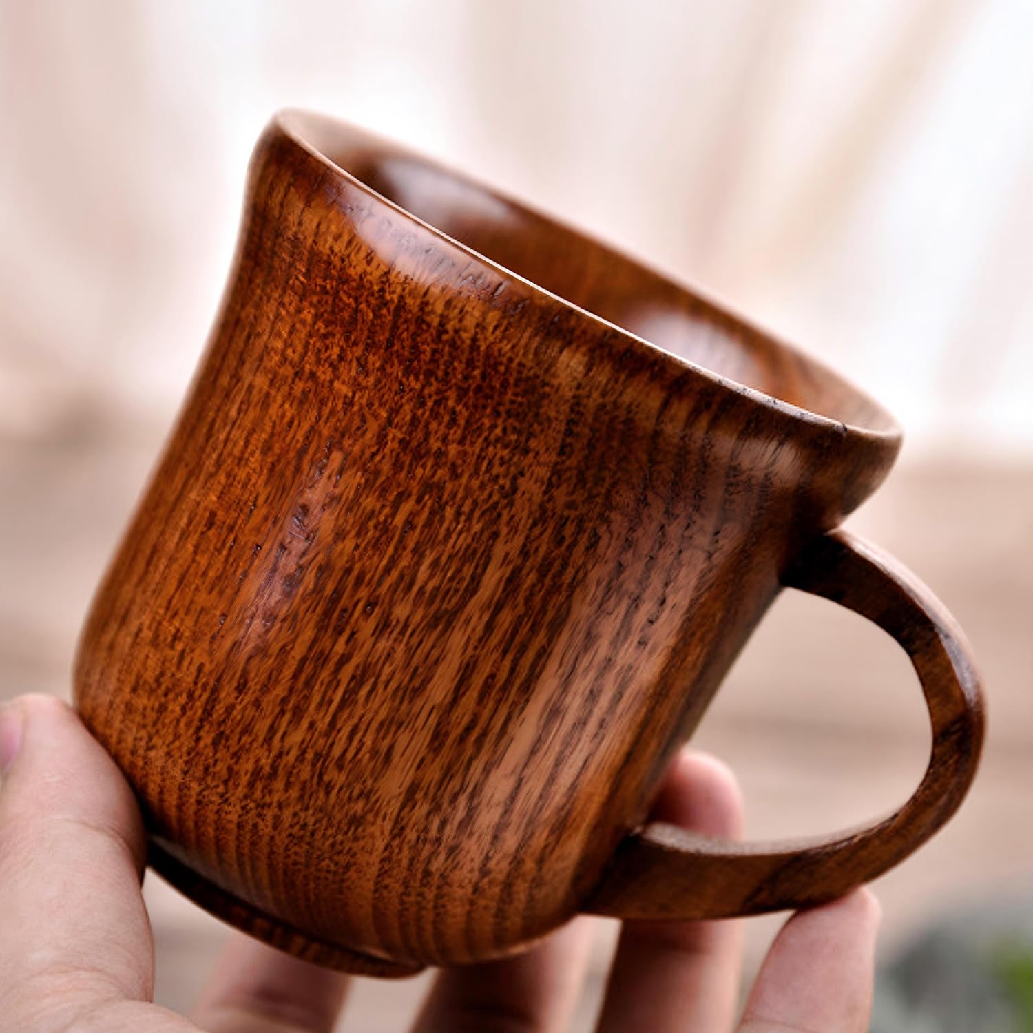 Tissting Tasse Café Bois 300ml Poignée Isotherme