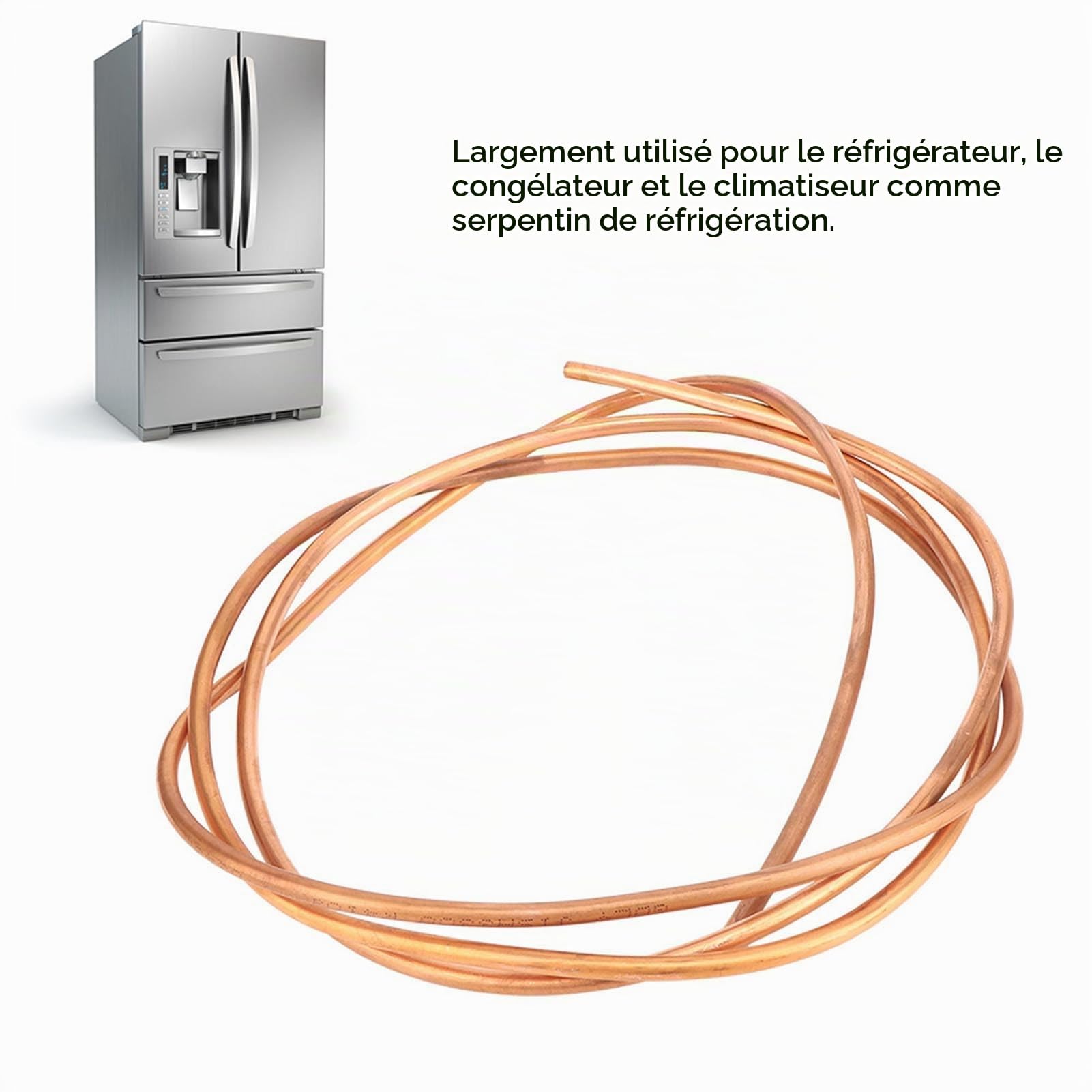 FTVOGUE Tube Cuivre Souple 2m OD 6mm ID 5mm C1100