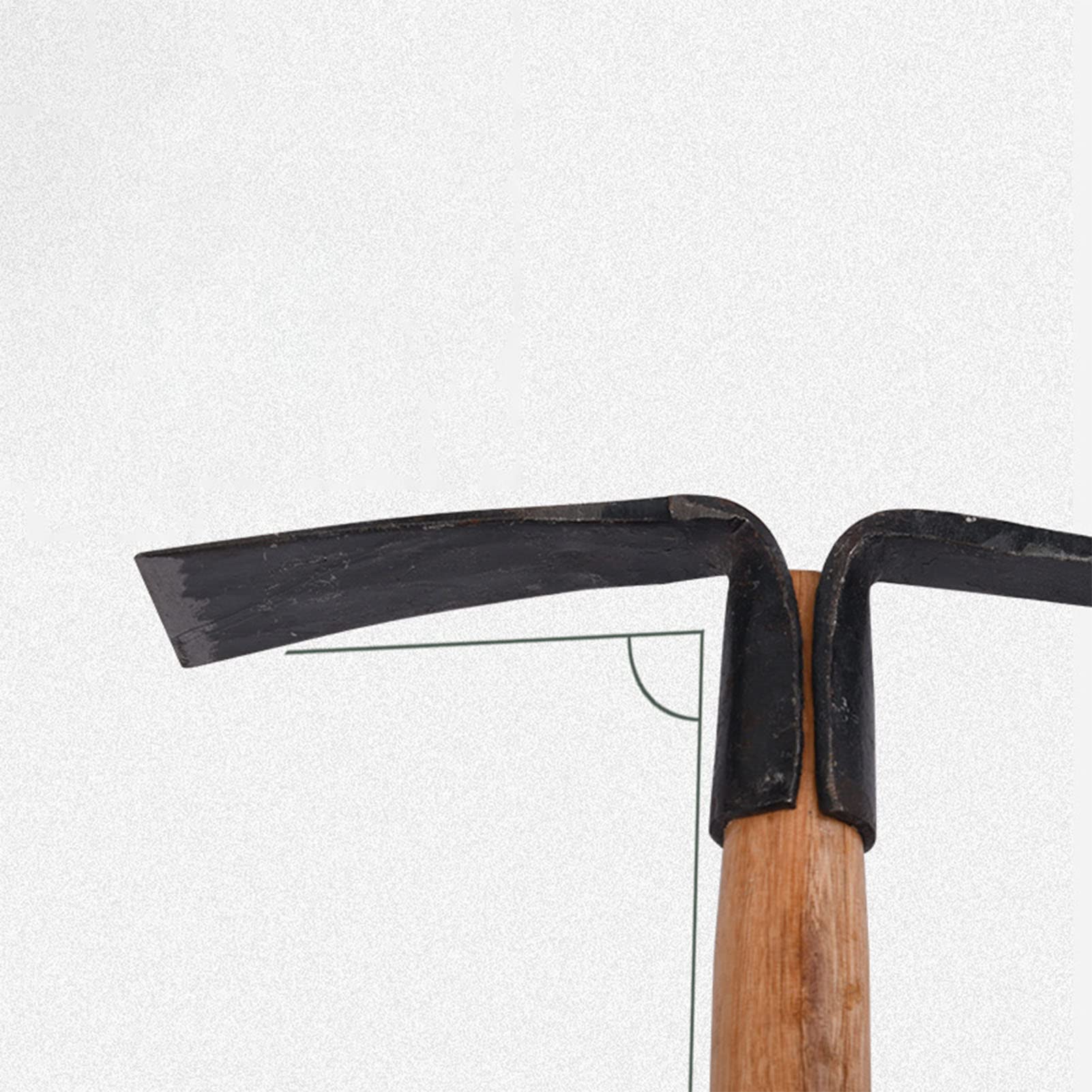 Tissting Gardening Tools pioche jardin double tête 400mm acier