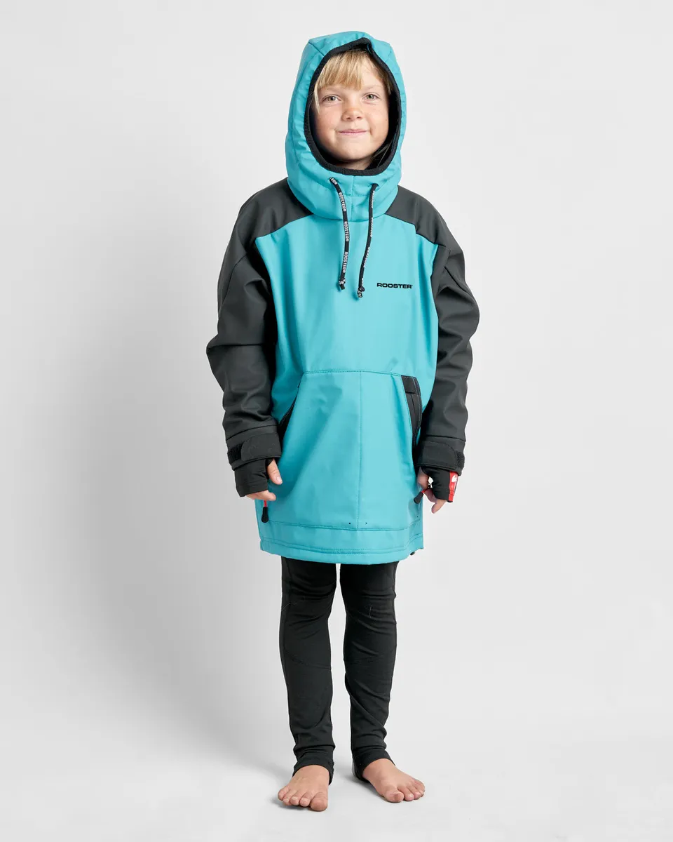 Rooster Sailing Aquafleece hoodie junior étanche rose JL