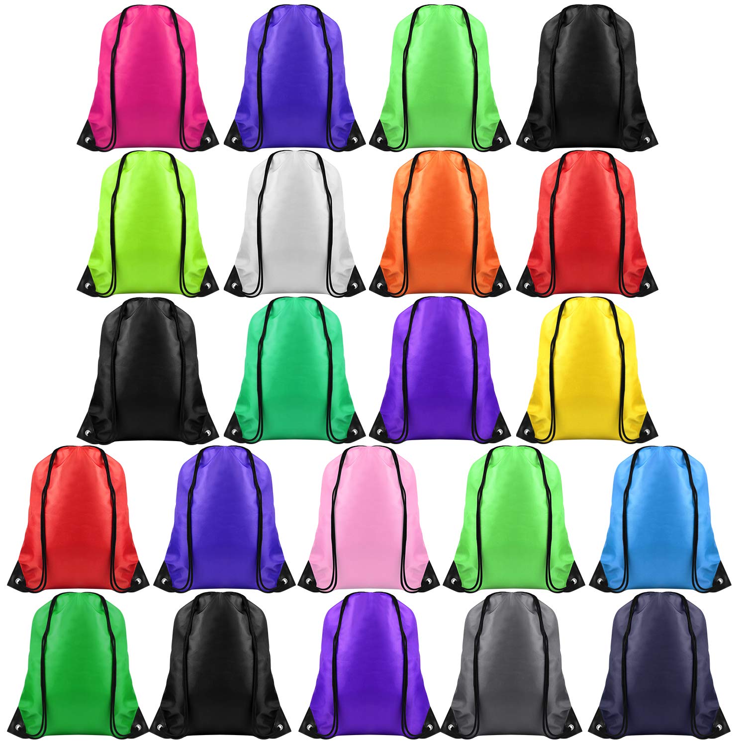 FEPITO Sac à Dos Cordon Polyester 210D Multicolore Sport