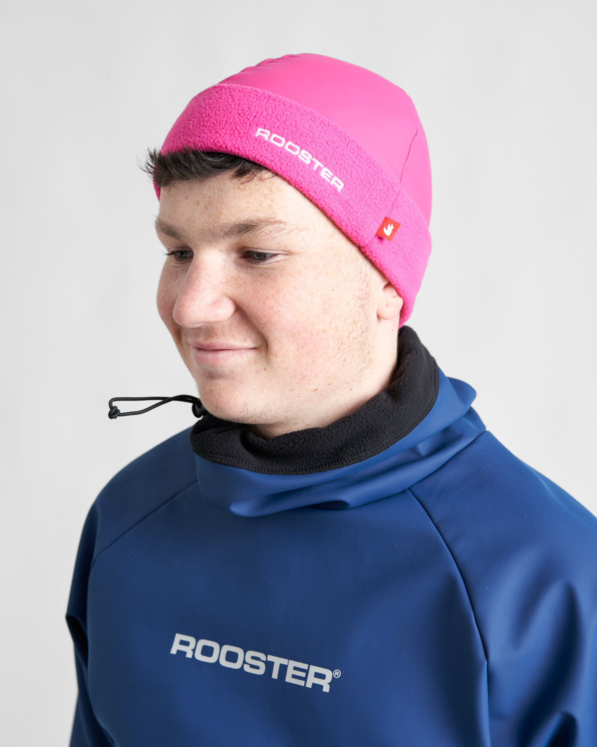 Rooster Aquafleece Bonnet Rose Polaire Coupe-Vent