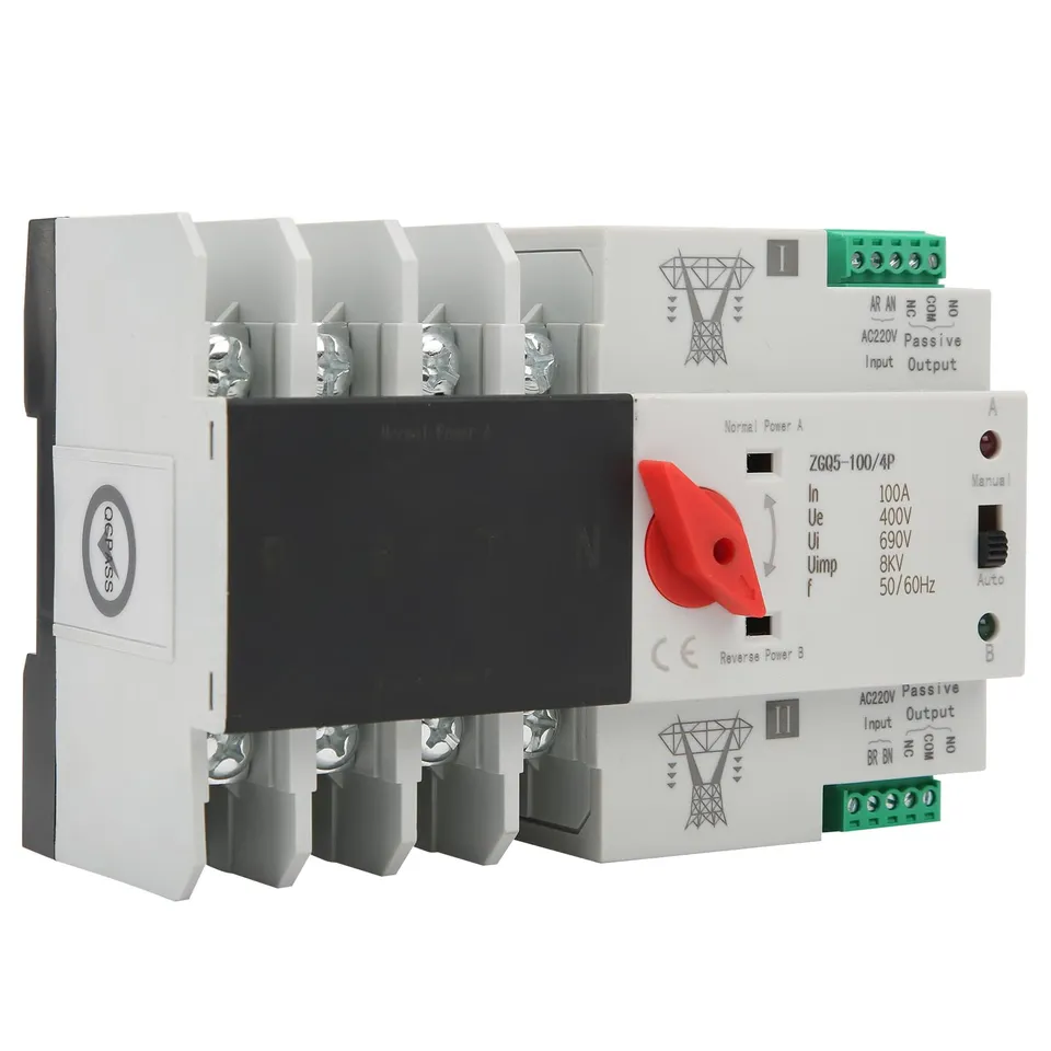 Jadeshay Installation Électrique ZGQ5-100/4P inverseur 100A