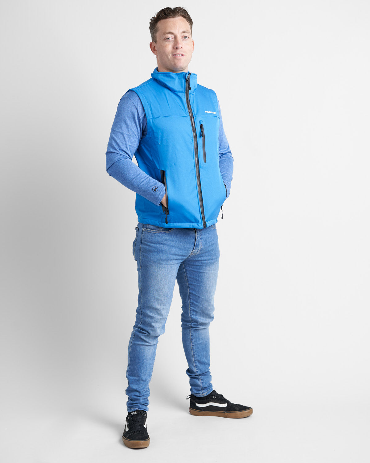 Rooster Coastal Soft Shell Gilet sans manches noir coupe-vent