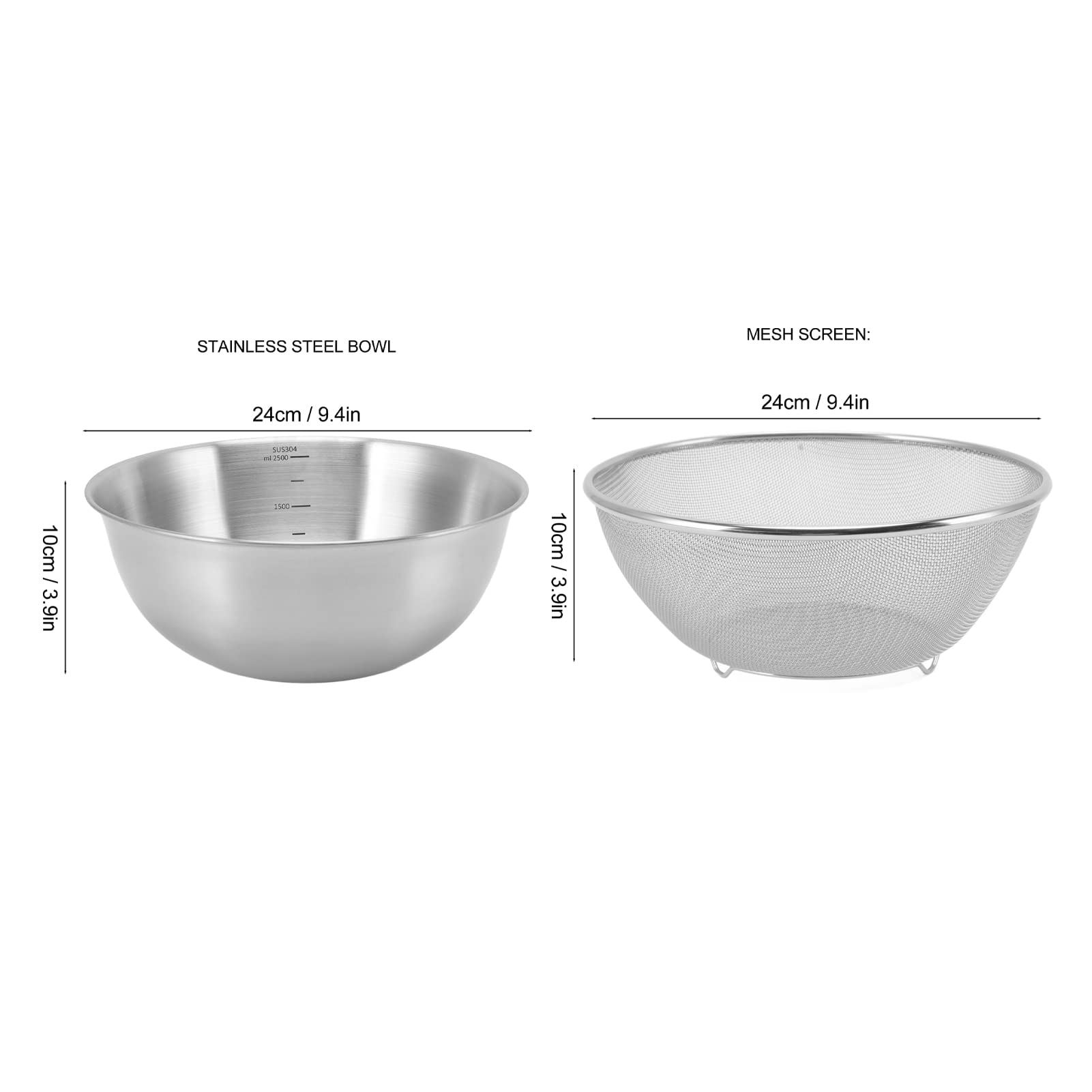 Tissting passoire inox fine tamis seul lavage riz