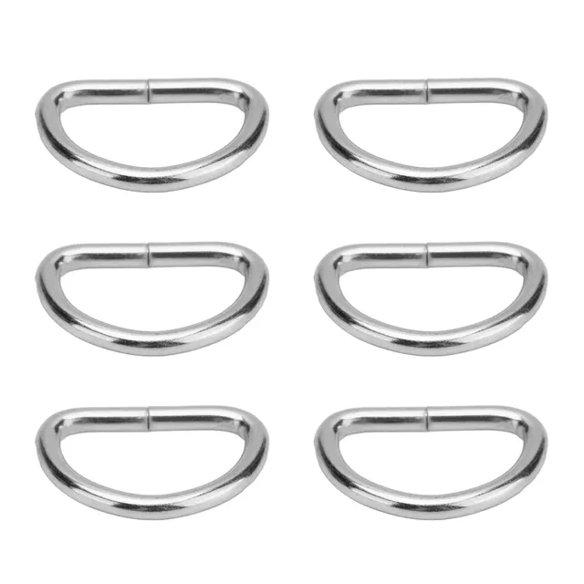 Tissting DIY anneaux en D argent fer 10 mm lot 100