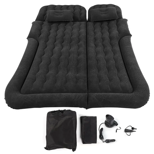 Ejoyous matelas gonflable voiture SUV noir + pompe