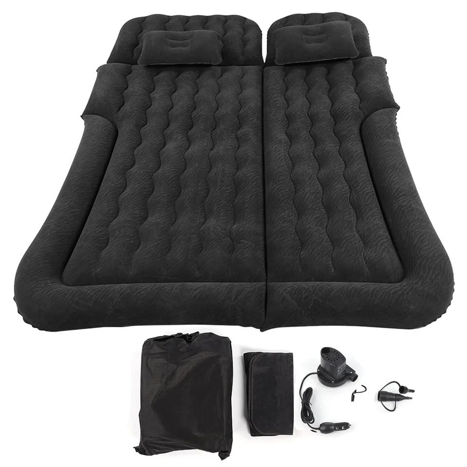 Ejoyous matelas gonflable voiture SUV noir + pompe