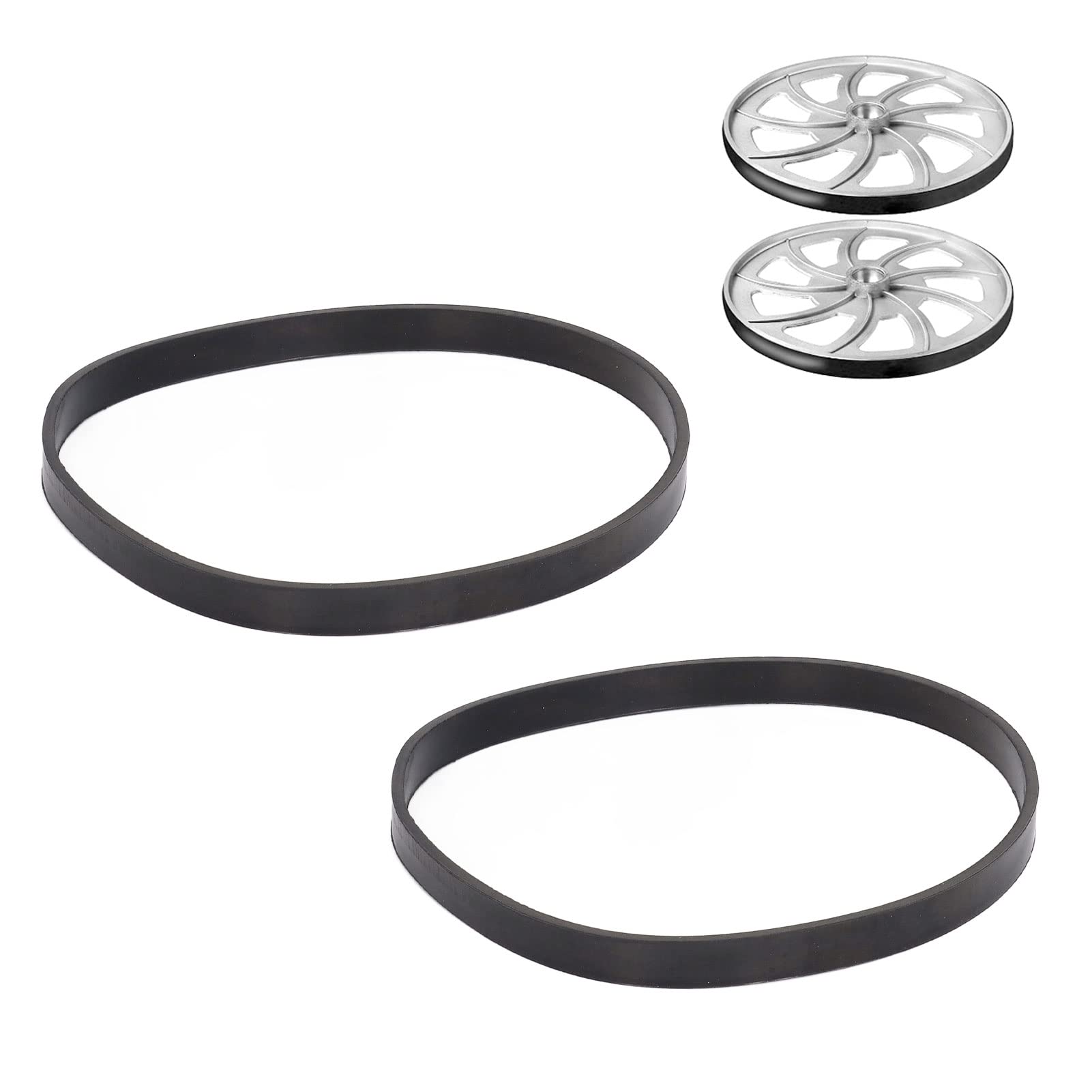 FTVOGUE Pneu scie à ruban 8 pouces caoutchouc lot de 2