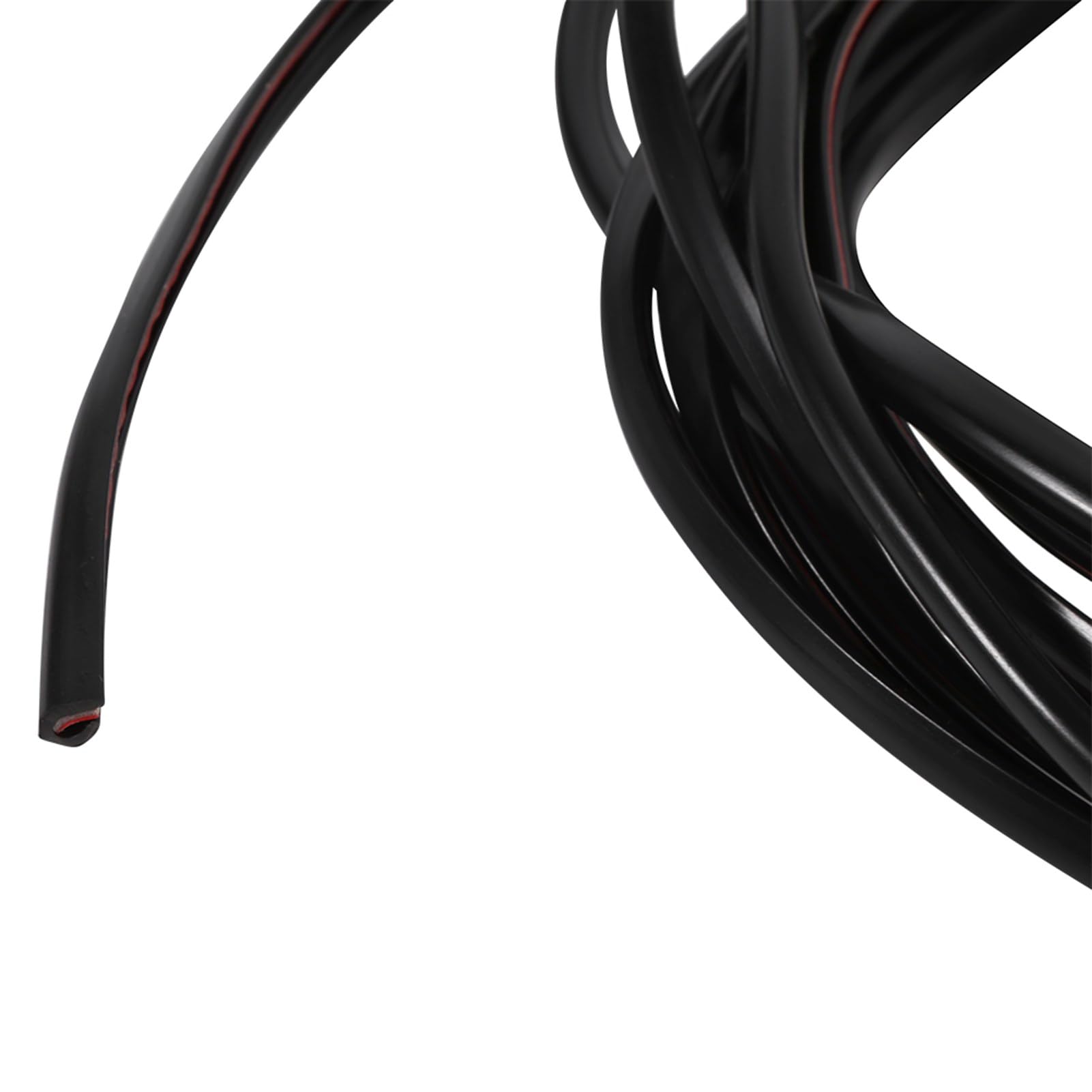 Ejoyous Bande Protection Porte Voiture 5 m Noir Caoutchouc