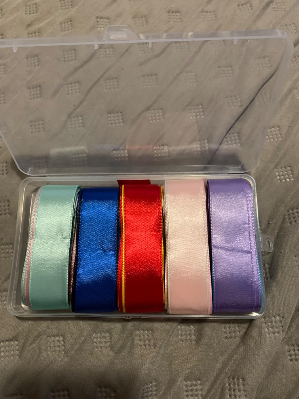 FEPITO Ruban satin 25 mm x 4 m 10 couleurs couture