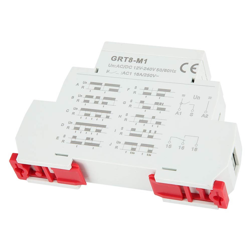 Jadeshay GRT8-M1 relais temporisé 12V-240V 10 fonctions