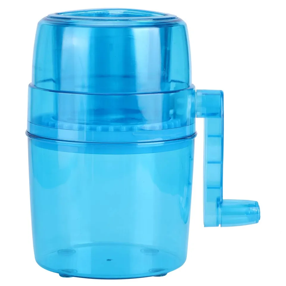 Tissting Broyeur à Glace Manuel Bleu 20 cm Inox