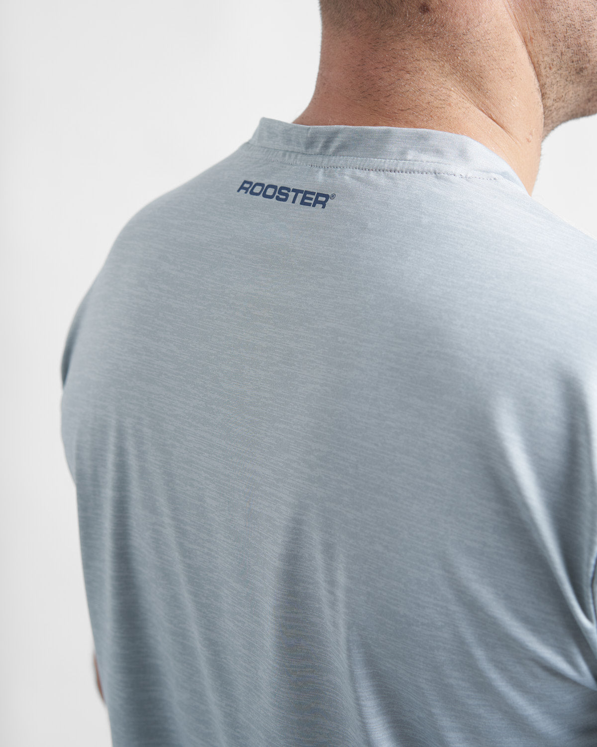 Rooster T-Shirt homme technique gris polyester recyclé