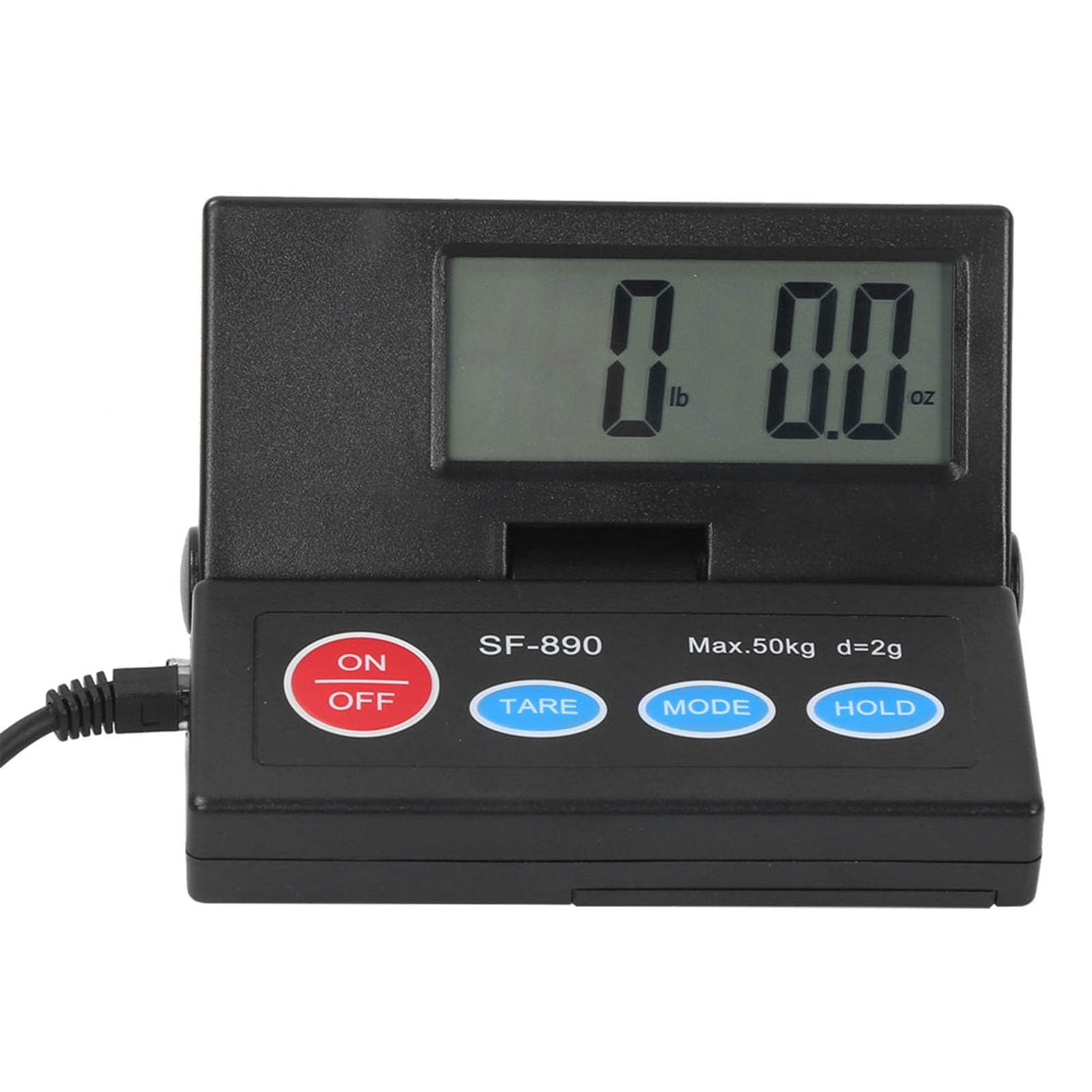 Ejoyous Home Improvement Tool balance postale 50kg LCD inox