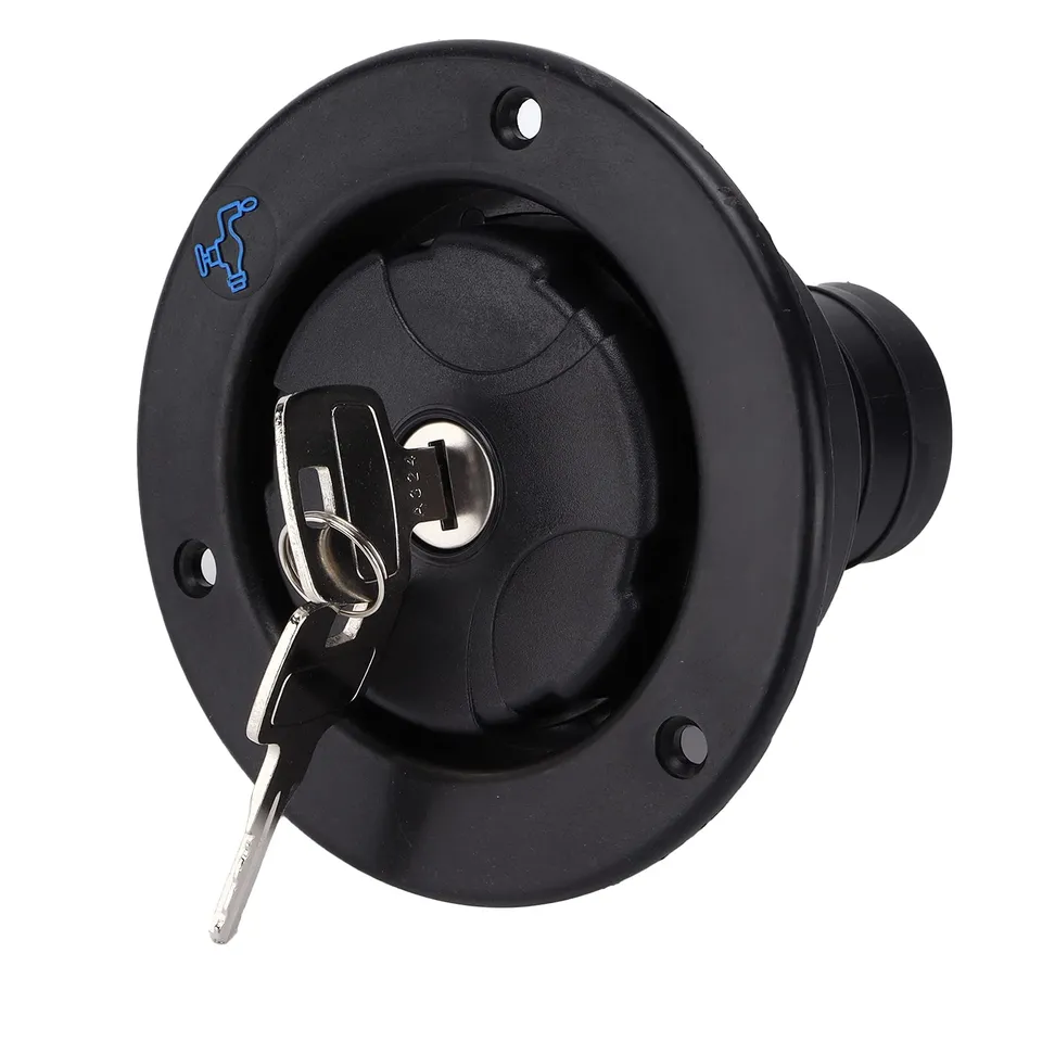 Tissting Bouchon eau camping-car noir 110 mm