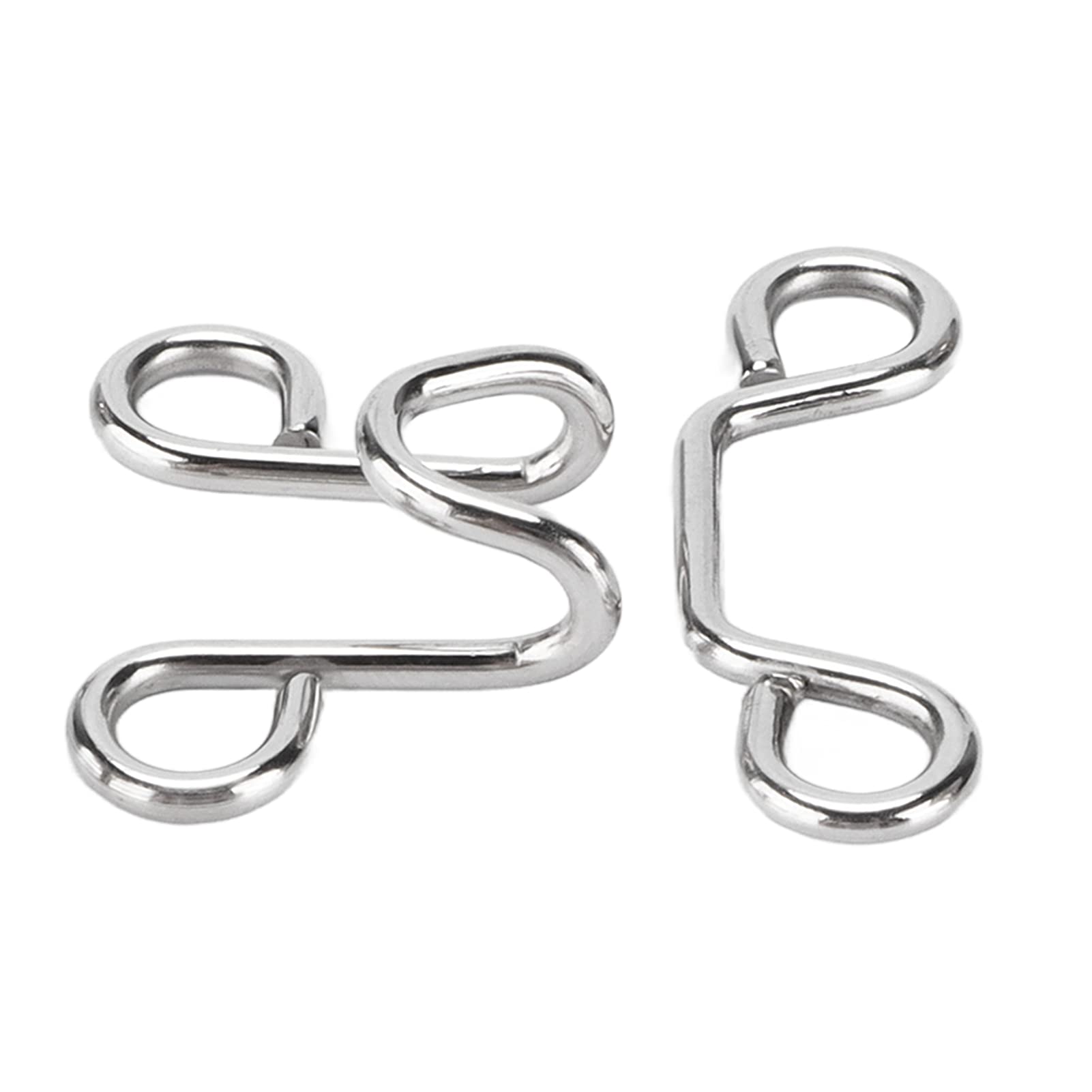 Tissting Boutons Jean Perle Blanche Réglables Lot de 4