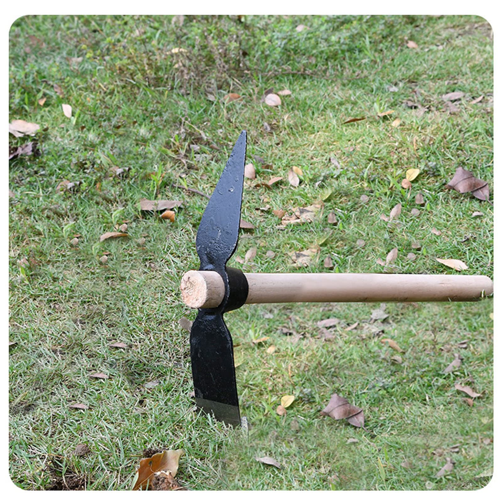 Tissting Gardening Tools pioche jardin double tête 400mm acier