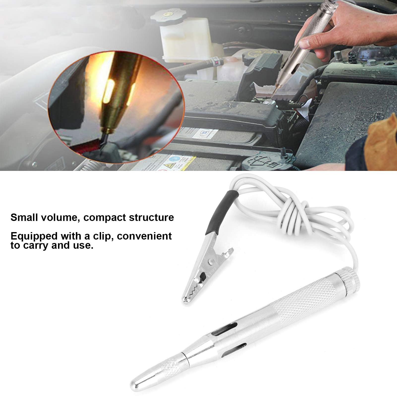 Tissting testeur circuit auto 6-24V stylo sonde clip