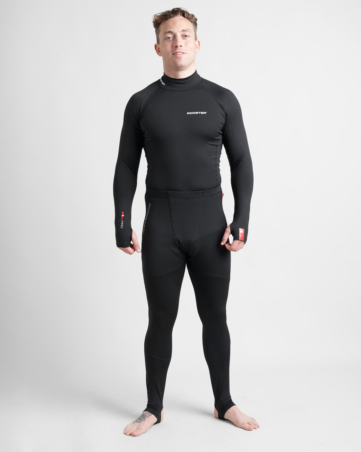 Rooster PolyPro legging thermique noir M/L polypropylène