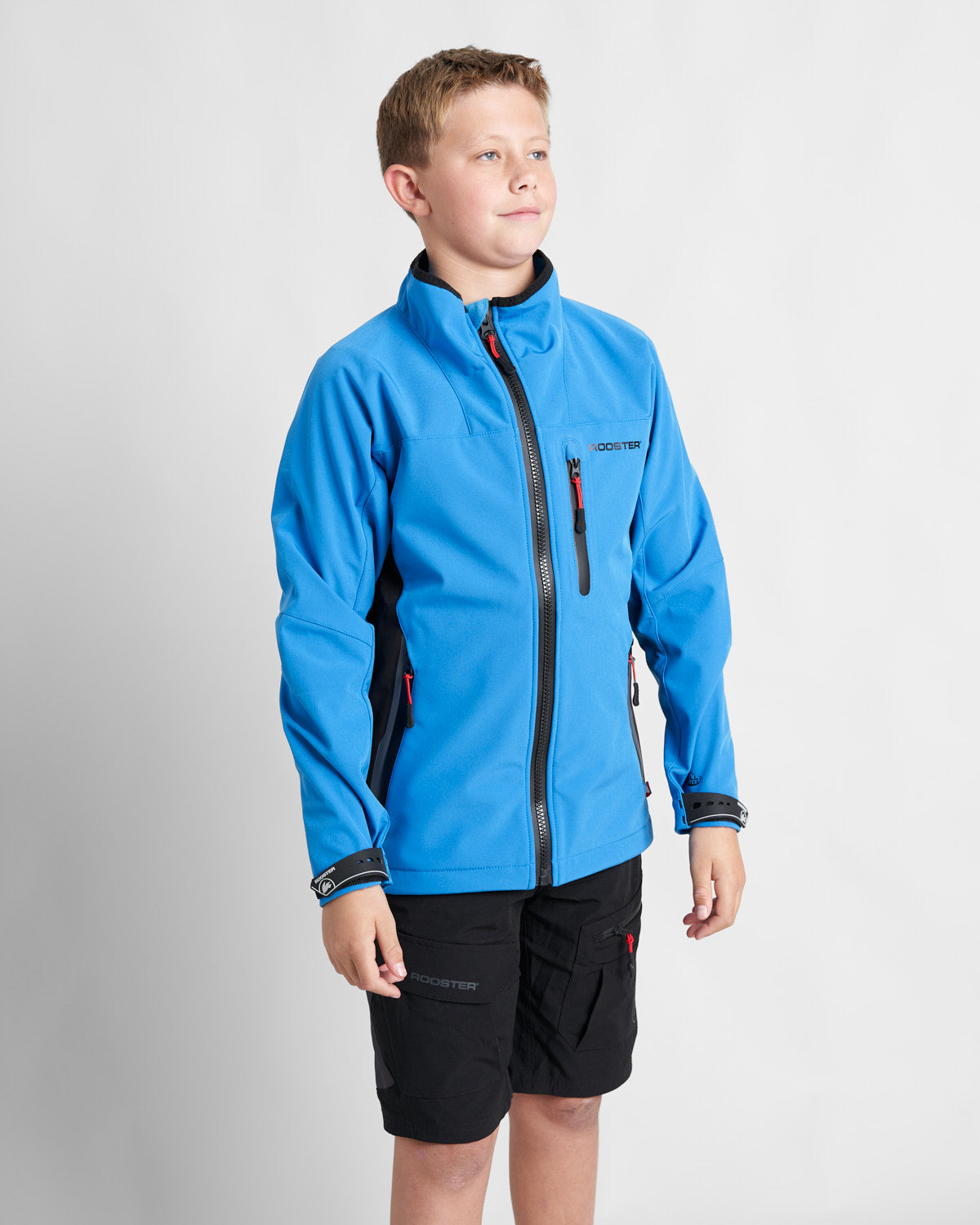 Rooster Coastal Inshore veste softshell junior sans capuche noir