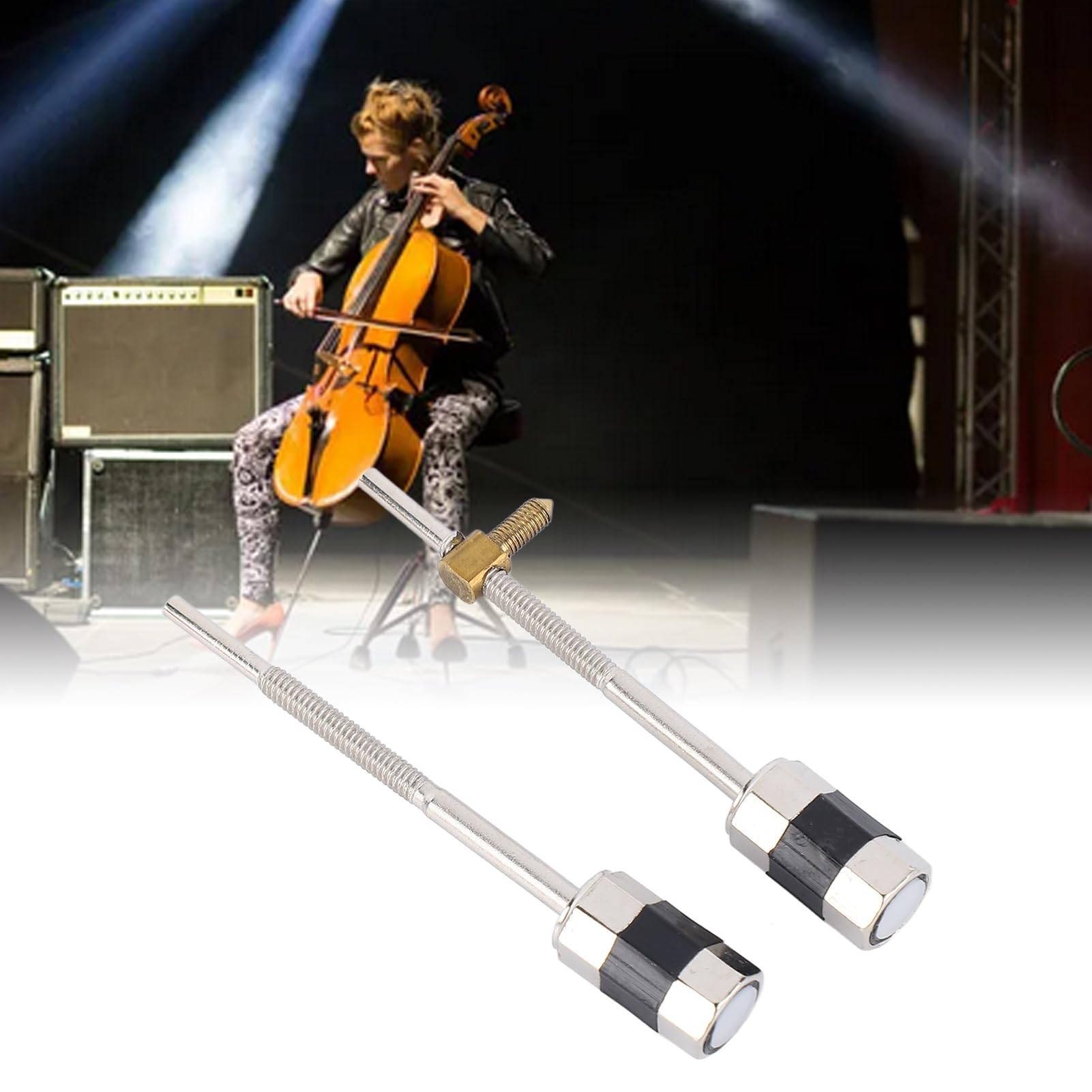 Tissting Vis Archet Violoncelle Métal 2 Pièces 6 cm Cuivre