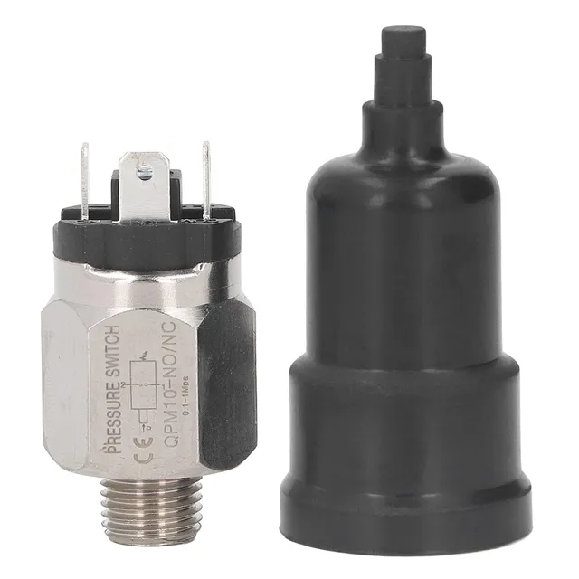 FTVOGUE Pressostat Diaphragme 1/2 Pouce Inox Réglable
