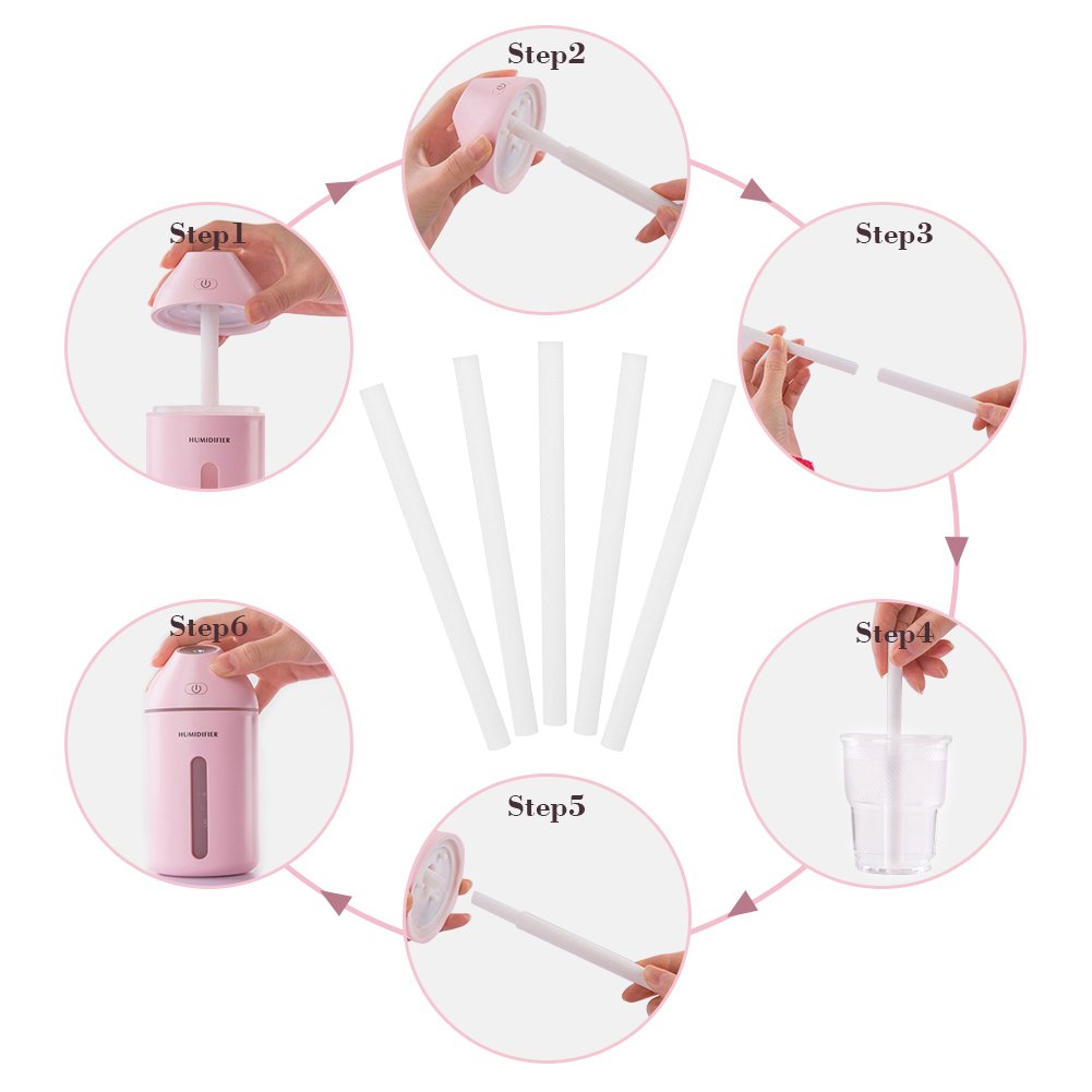 Jadeshay Bâtonnets coton humidificateur x10