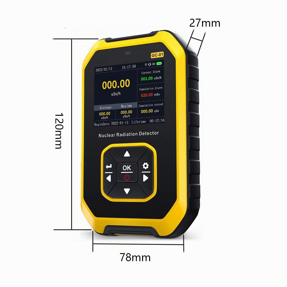Jadeshay Installation Électrique compteur Geiger LCD 1100 mAh