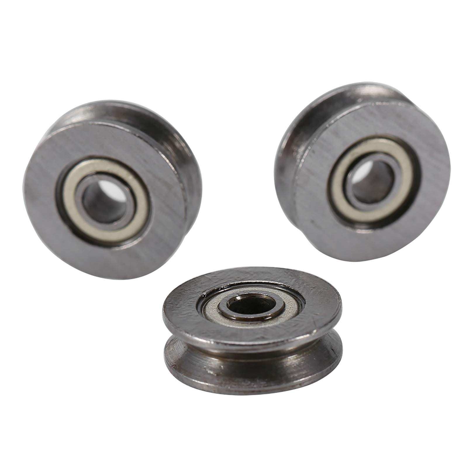 FTVOGUE Roulements Rainure V 3x12x4mm Carbone Lot 20