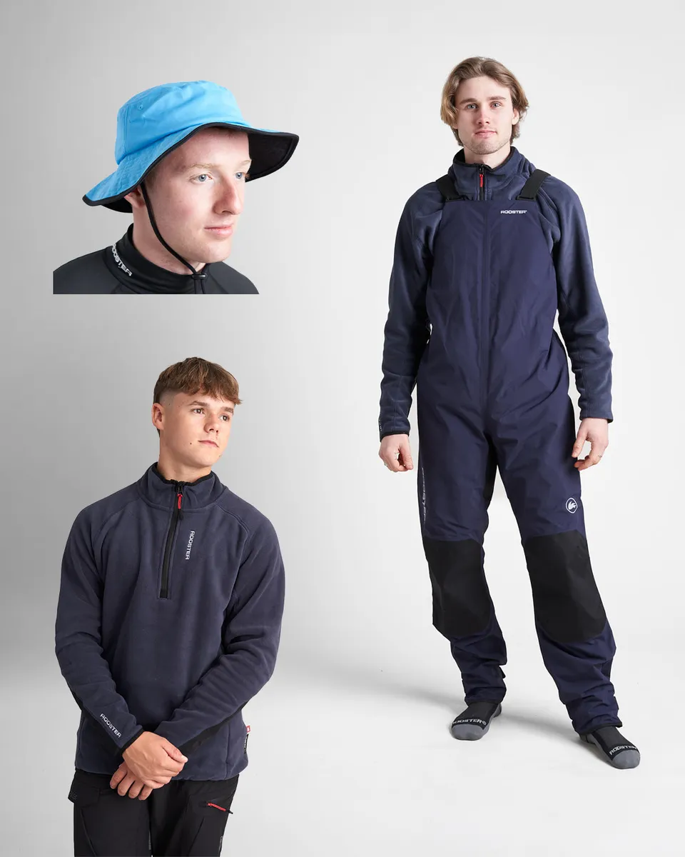 Rooster Coaches Bundle Salopette + Polaire + Chapeau UV Coach