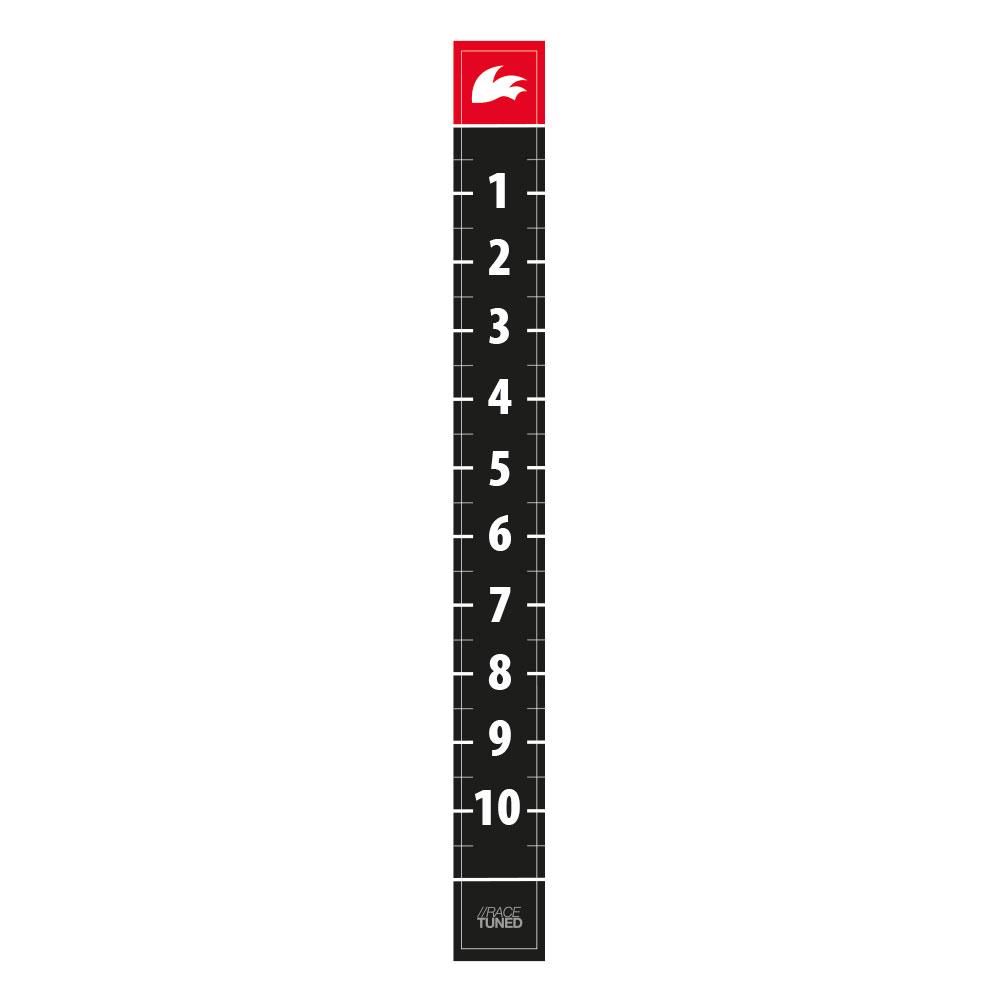 Rooster Merchandise sticker calibration gradué 29x3cm vertical