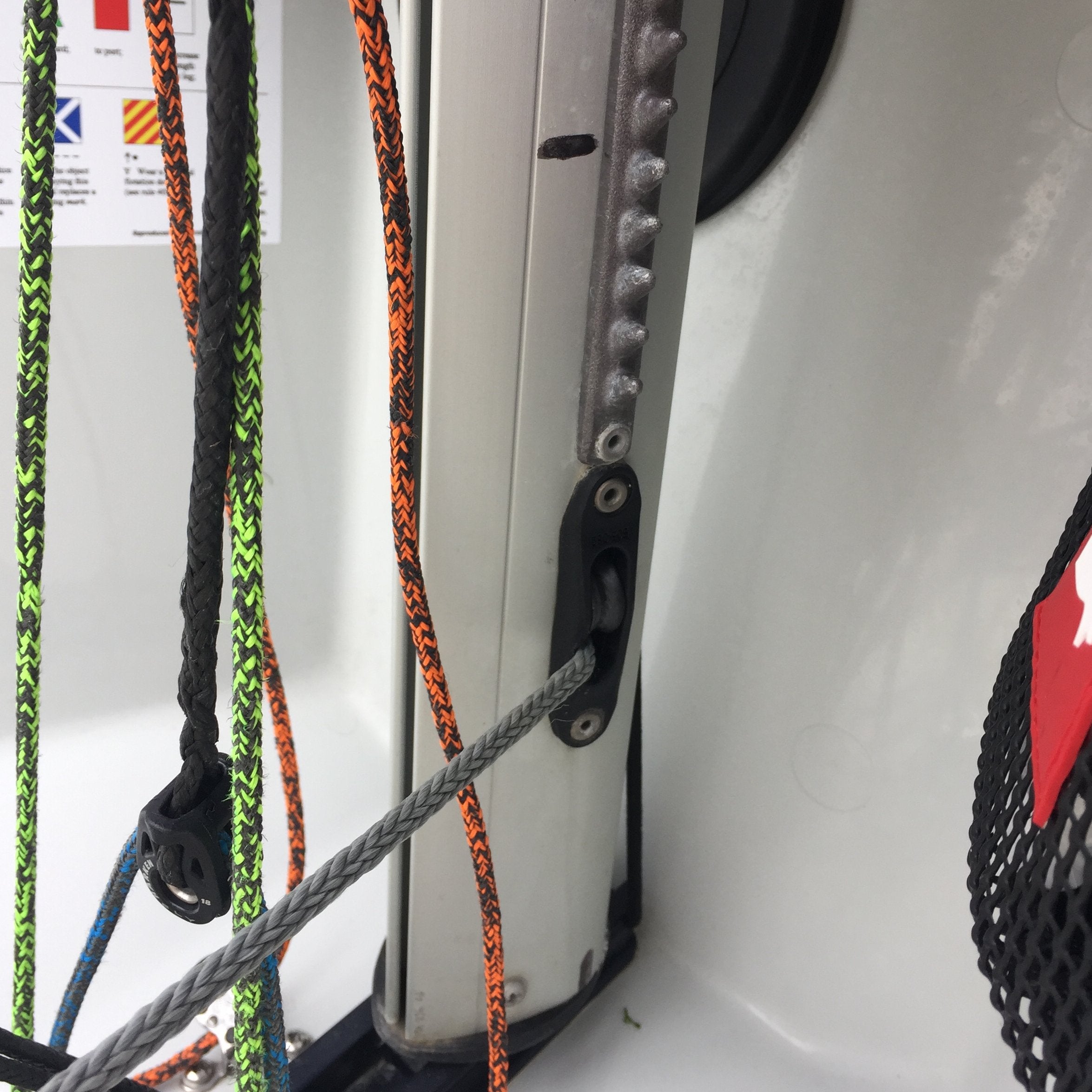 Rooster Halyards drisse grand-voile Solo Selden Rack câble 2,5 mm