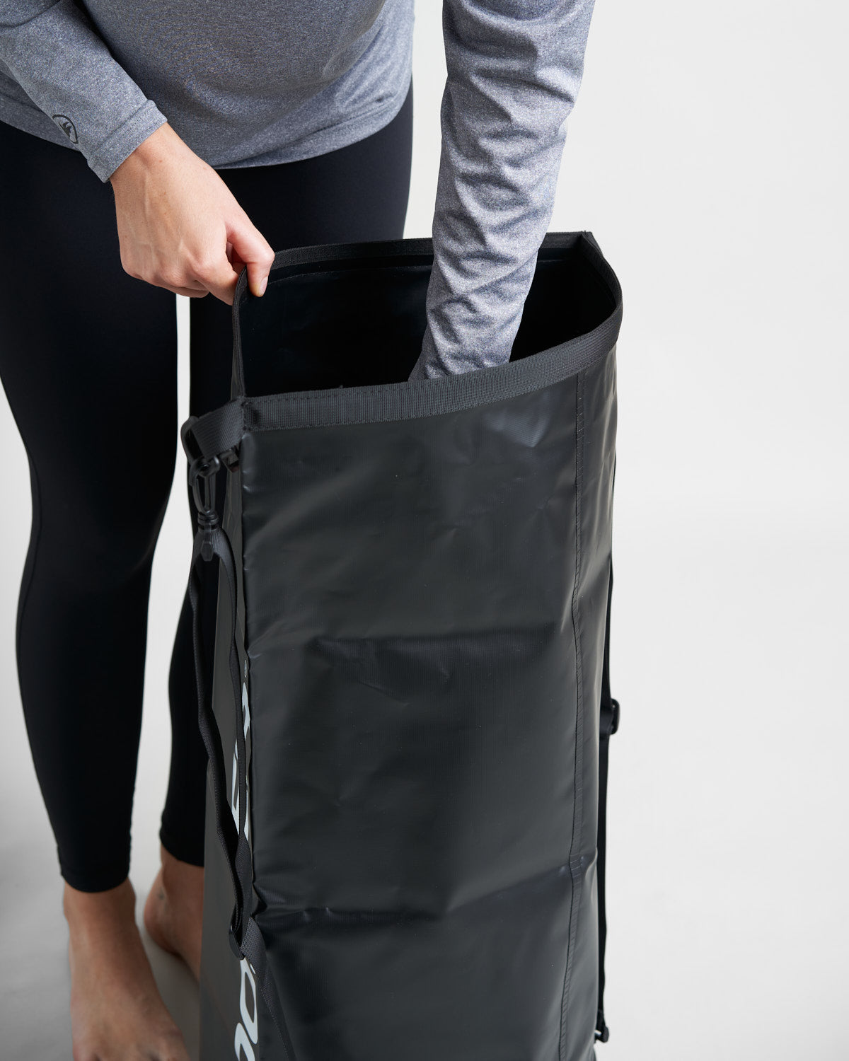 Rooster Roll Top 60L sac étanche soudé Noir