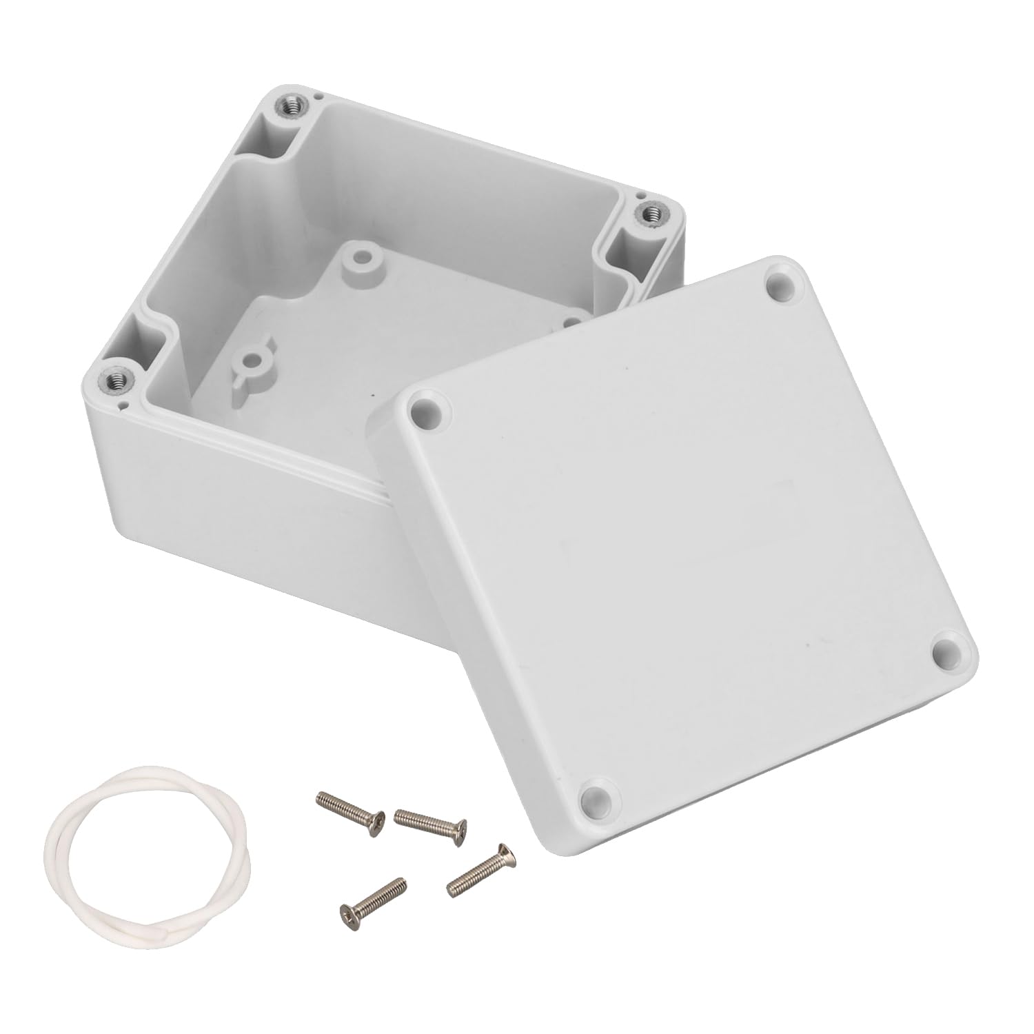Tissting DIY F25 Boîte de Jonction IP65 Blanc 83x81x56mm