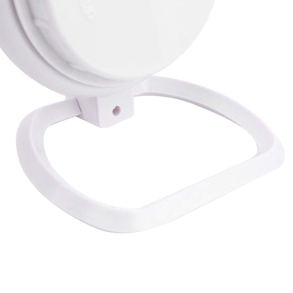 Jadeshay Horloge salle de bain étanche blanche