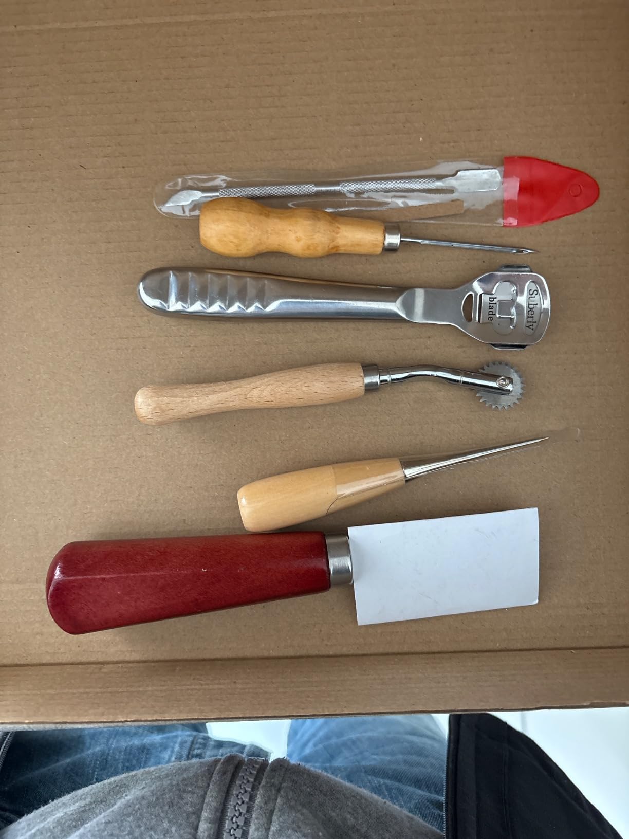 FEPITO kit outils cuir 58 pièces couture main