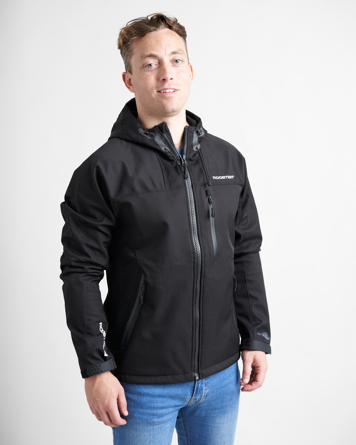 Rooster Coastal & Inshore Soft Shell veste softshell noir coupe-vent