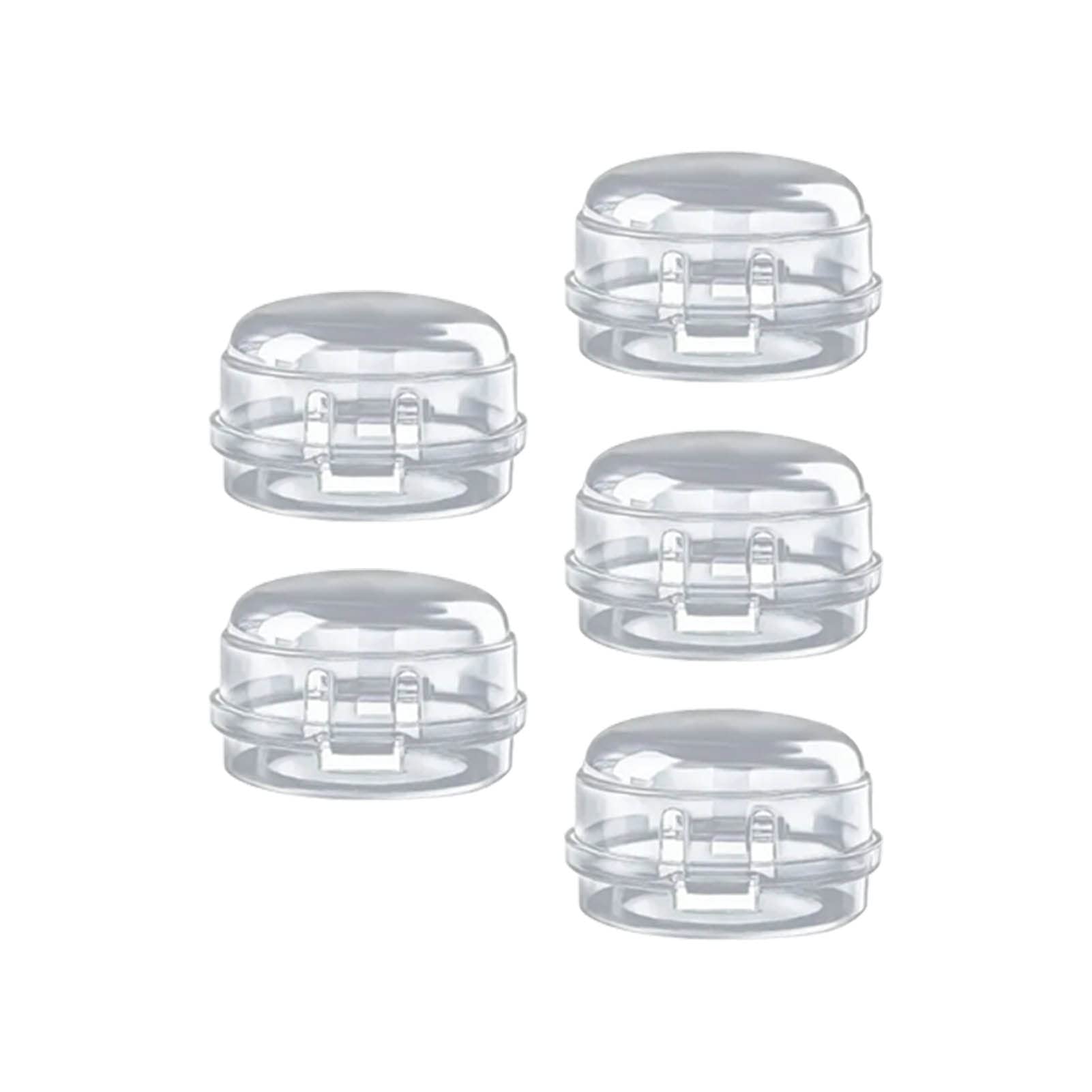 Tissting Cache-Bouton Cuisinière Transparent Sécurité Lot 5